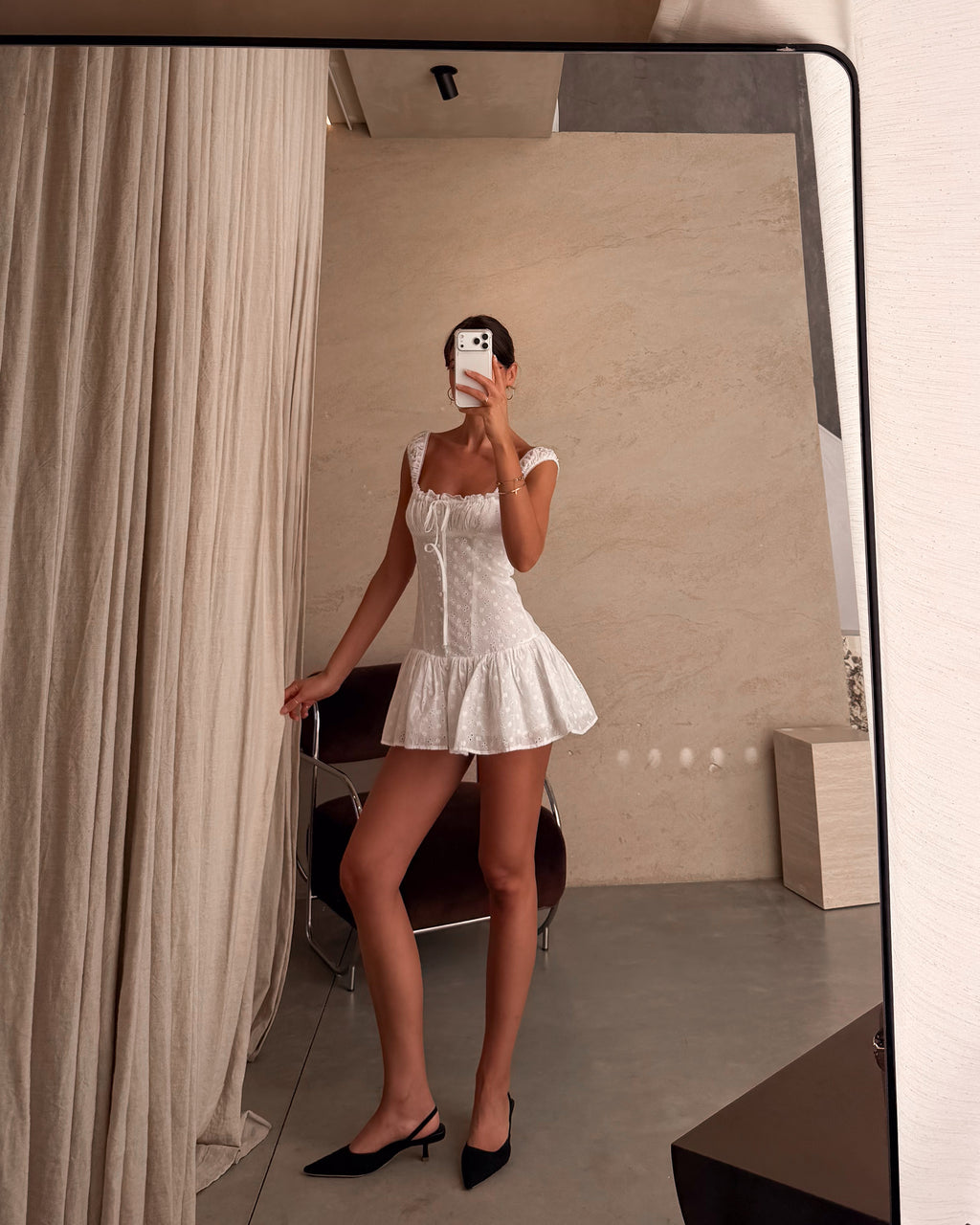 Broderie Dress