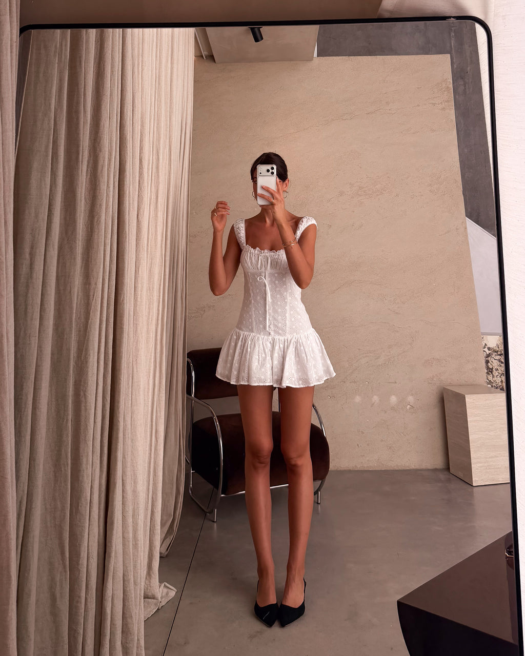 Broderie Dress