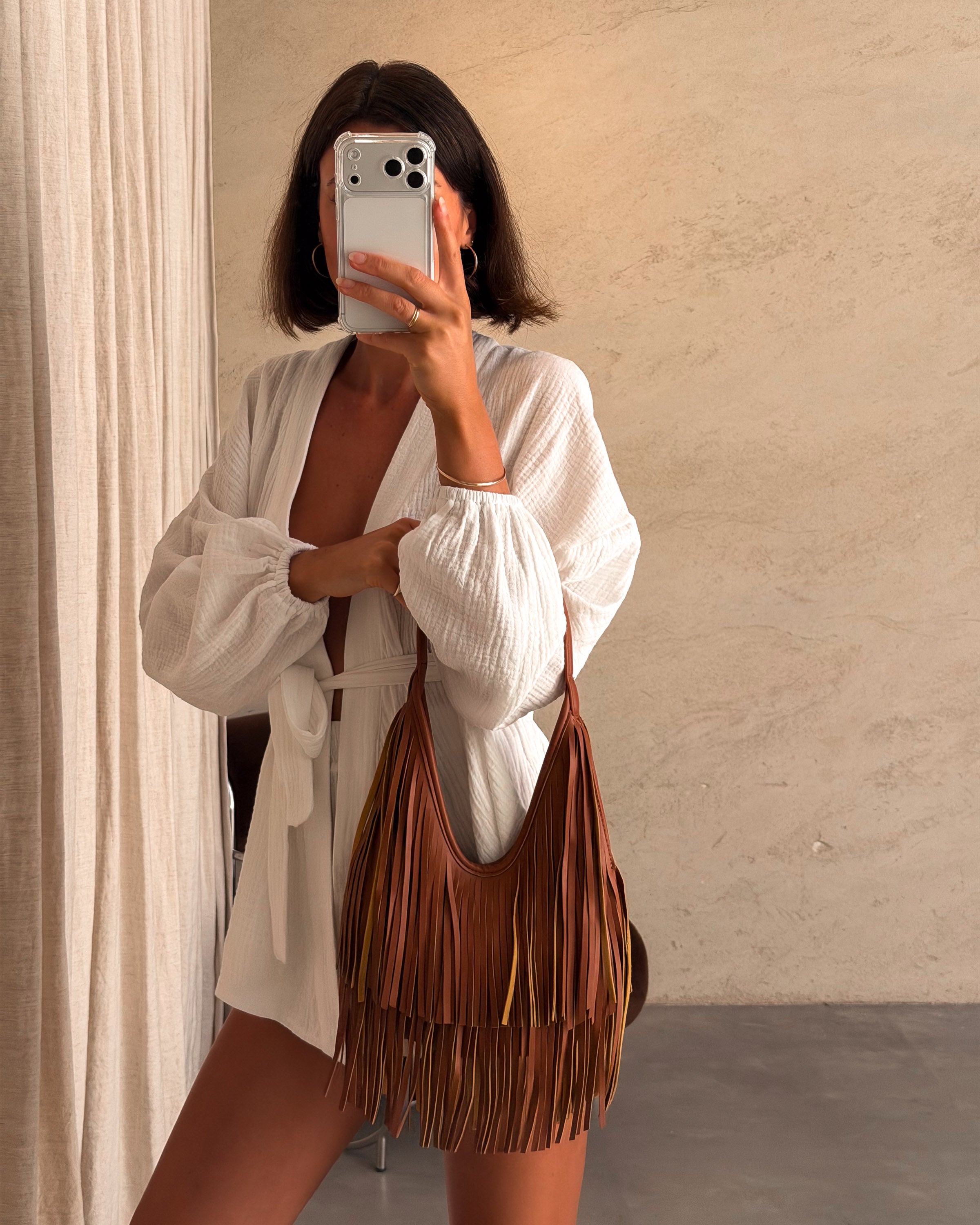 Cognac Handbag