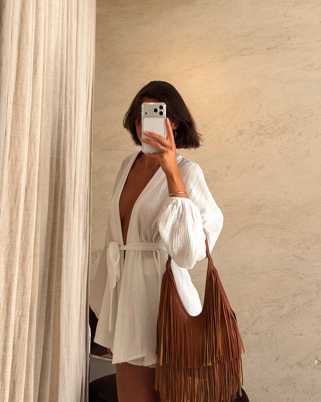 Cognac Handbag