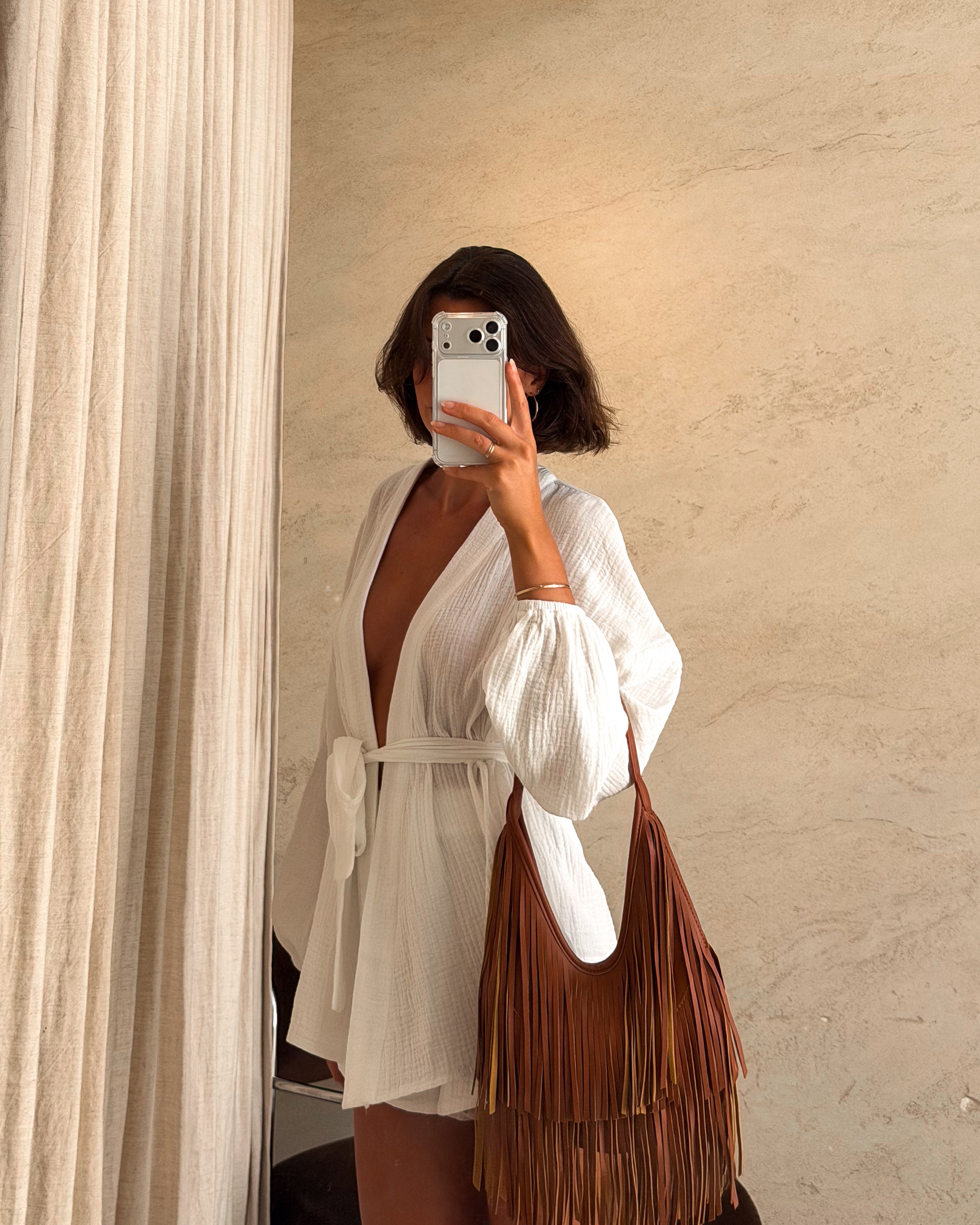 Cognac Handbag