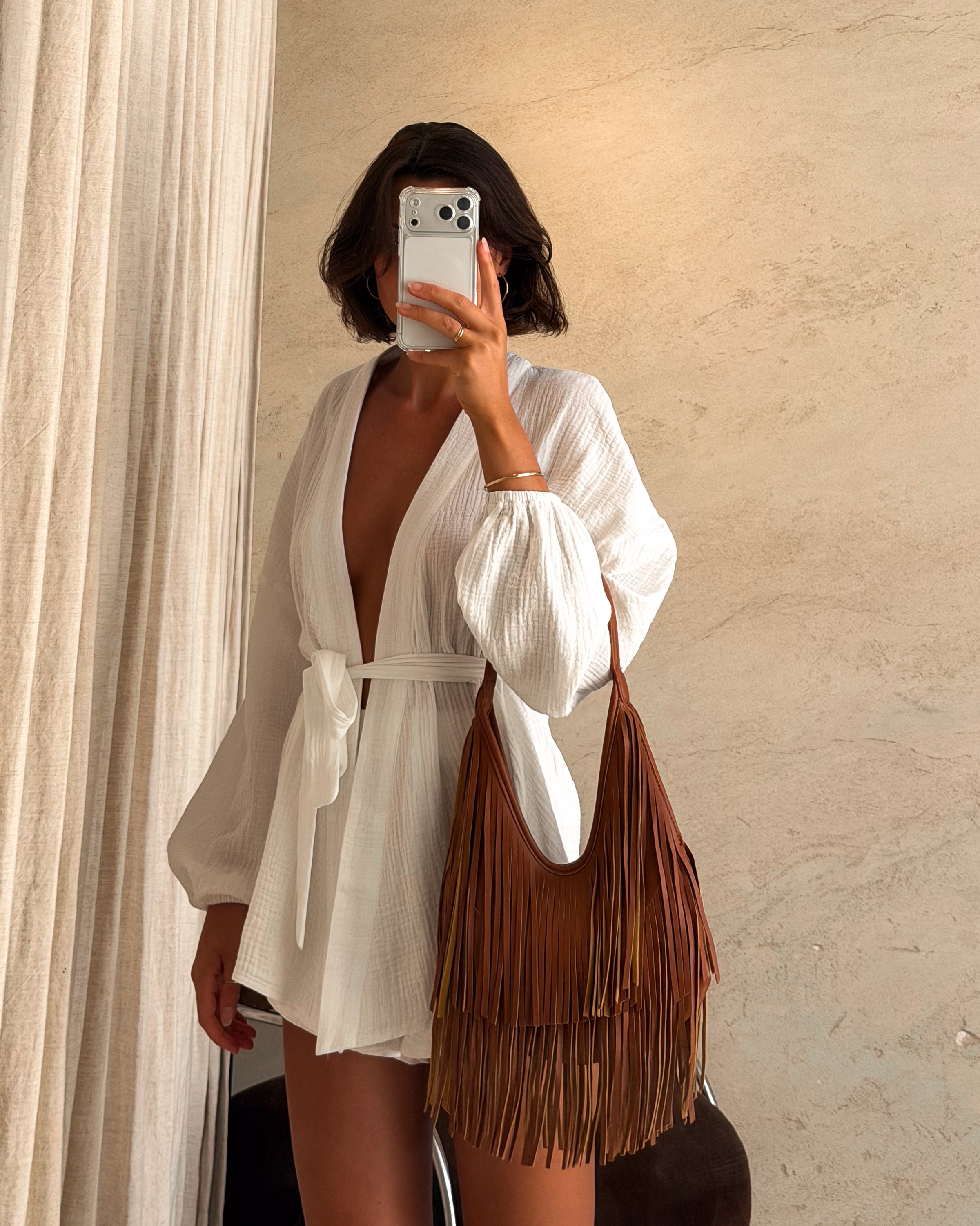 Cognac Handbag