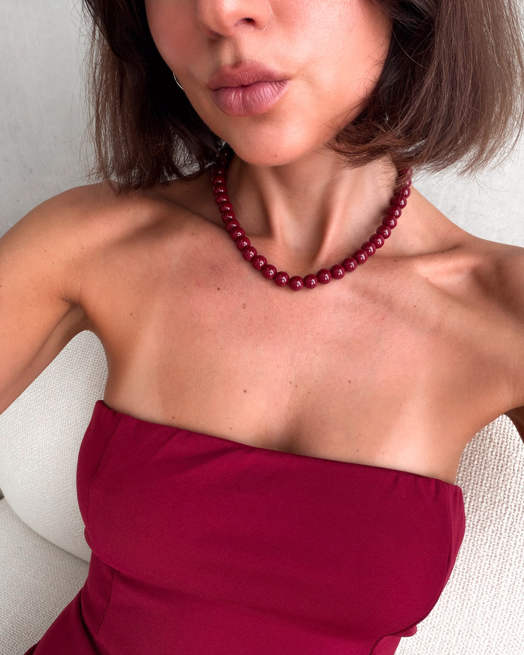 Ruby Strand Necklace