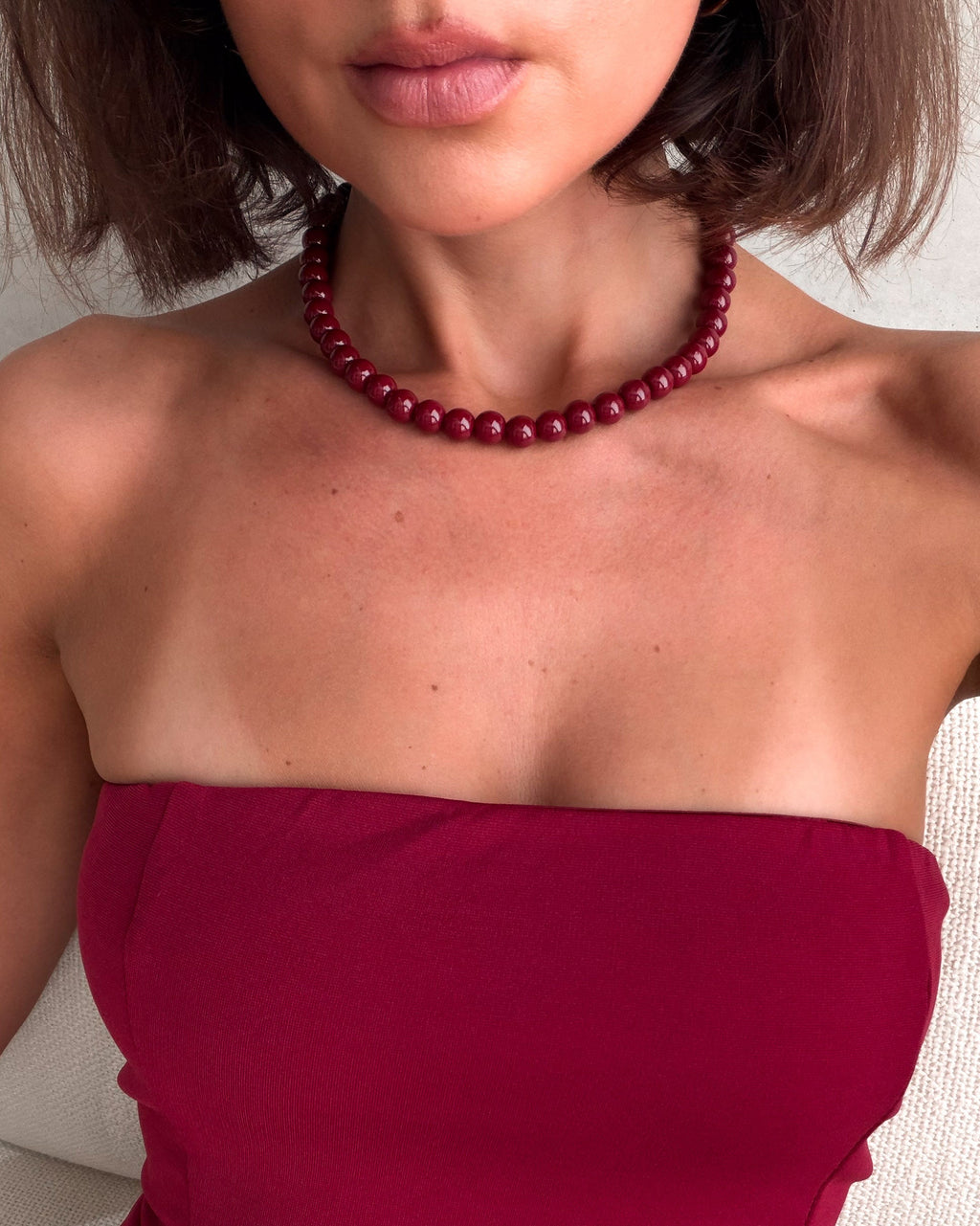 Ruby Strand Necklace