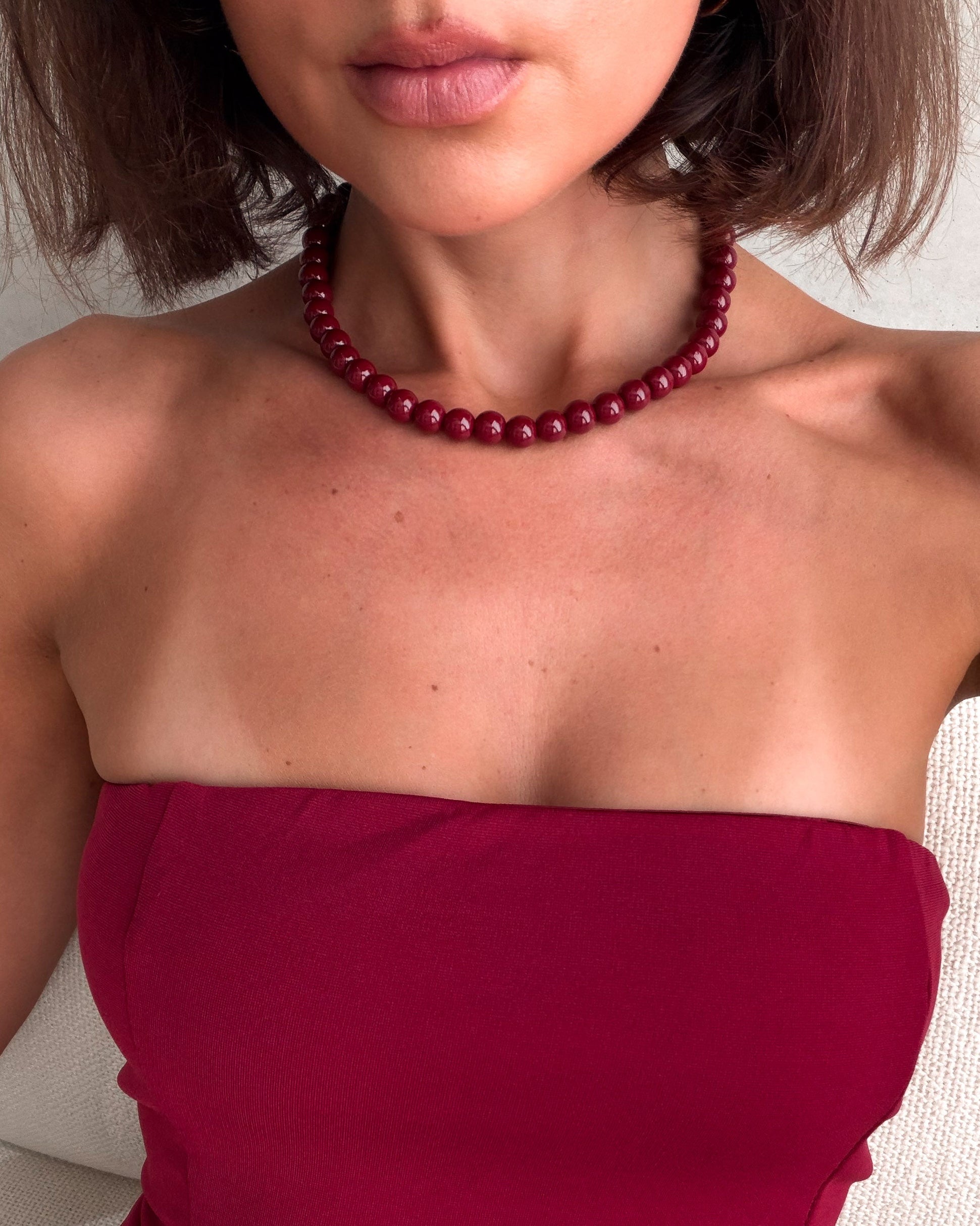 Ruby Strand Necklace
