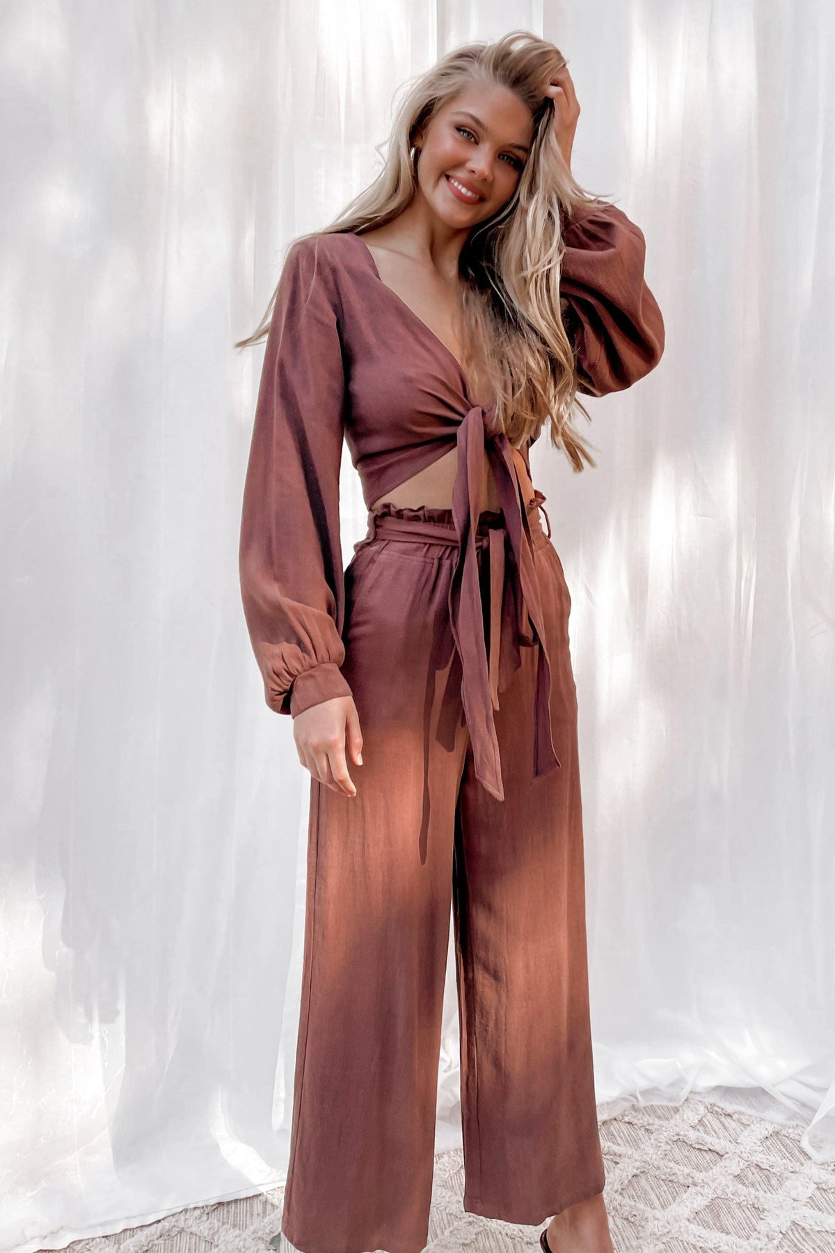 In Tune Pants, BOTTOMS, BROWN, PANTS, Shop The Latest In Tune Pants Only 58.00 from MISHKAH FASHION:, Our New In Tune Pants is only $59.00-We Have The Latest Pants | Shorts | Skirts @ Mishkah Online Fashion Boutique-MISHKAH