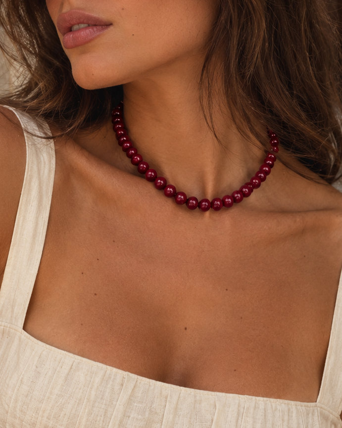 Ruby Strand Necklace